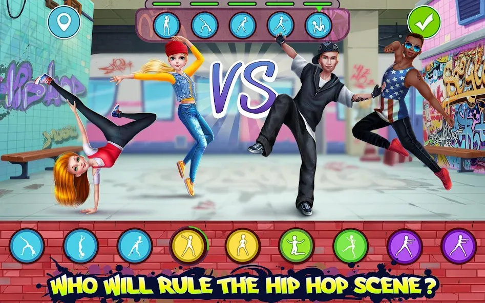 Hip Hop Battle - Girls vs Boys — скриншот 1