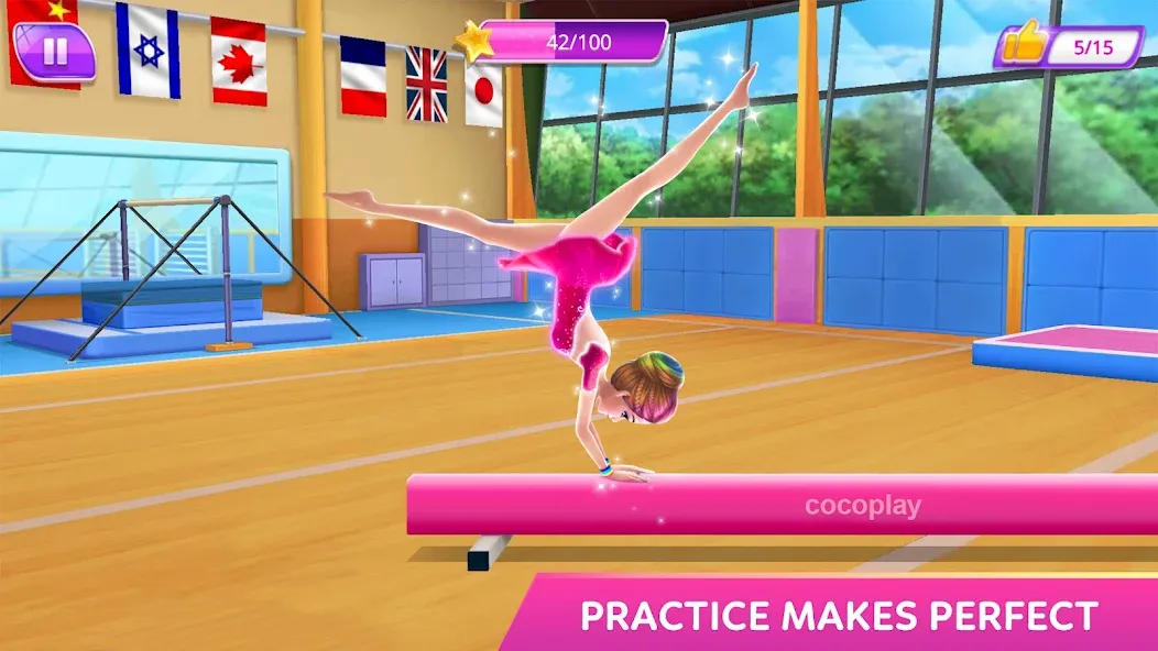 Gymnastics Superstar Star Girl — скриншот 4