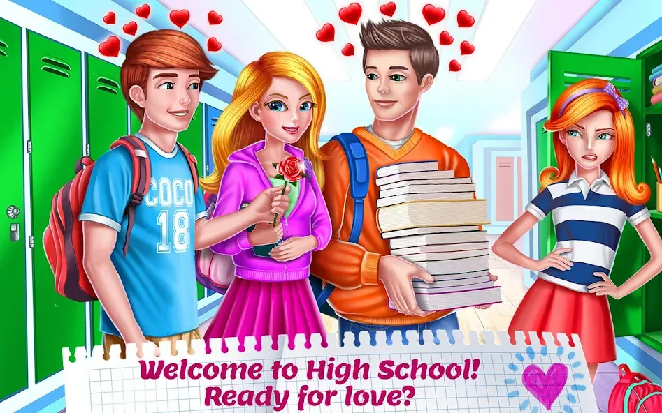 High School Crush - Love Story — скриншот 1 High School Crush - Love Story — скриншот 1
