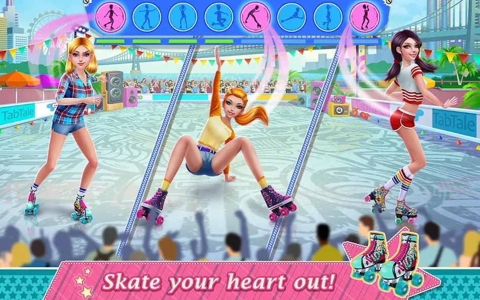 Roller Skating Girls — скриншот 2