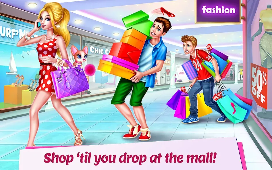 Shopping Mall Girl: Chic Game — скриншот 1