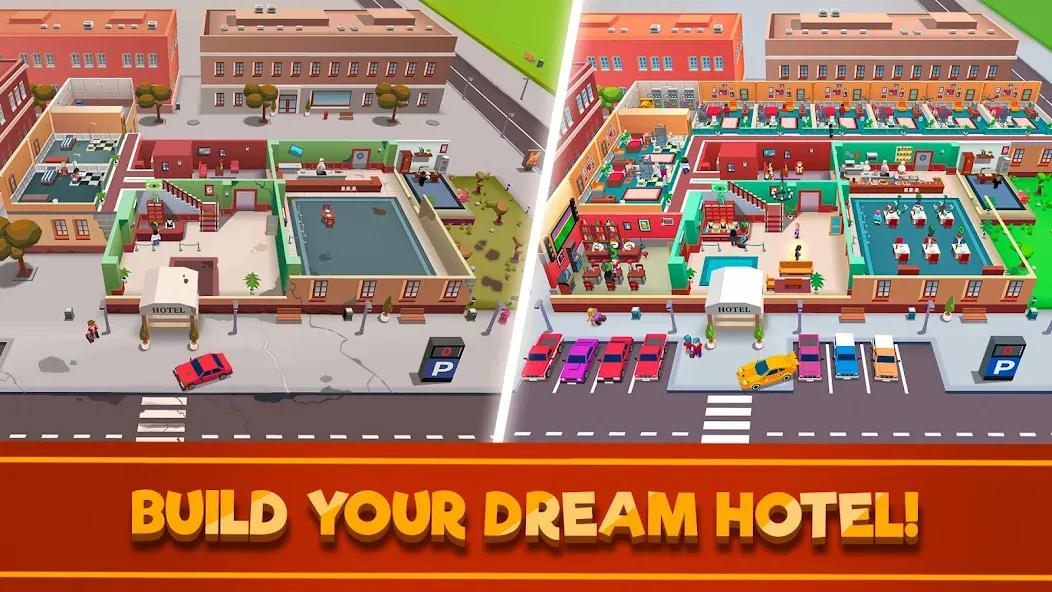 Hotel Empire Tycoon－Idle Game — скриншот 1