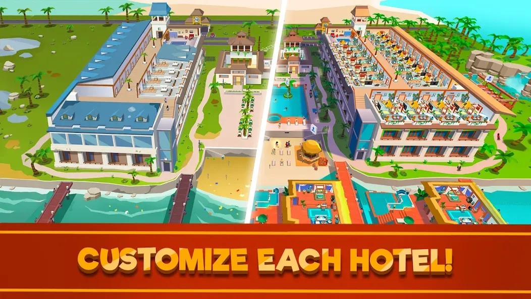 Hotel Empire Tycoon－Idle Game — скриншот 2