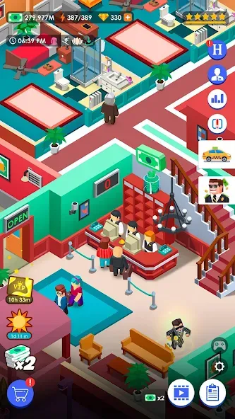 Hotel Empire Tycoon－Idle Game — скриншот 5