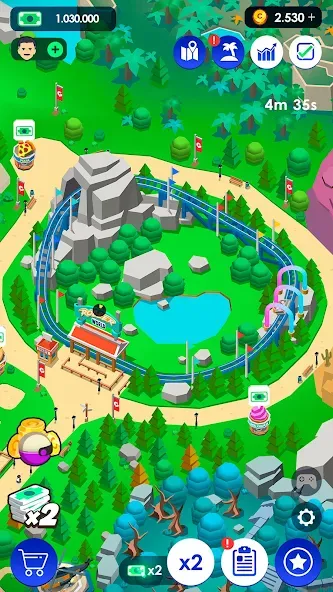 Idle Theme Park Tycoon — скриншот 4