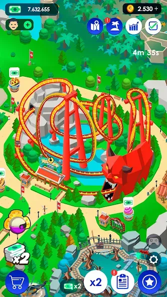 Idle Theme Park Tycoon — скриншот 5