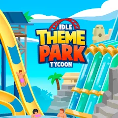 Скачать Idle Theme Park Tycoon — MOD на Андроид — Много денег и золота