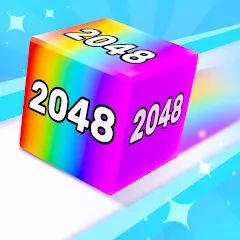 Скачать Chain Cube 2048: 3D merge game — МОД Много денег