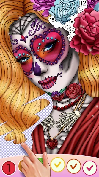 Color Swipe Coloring Book game — скриншот 4 Color Swipe Coloring Book game — скриншот 4