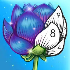 Скачать Color Swipe Coloring Book game — MOD APK Все цвета разблокированы