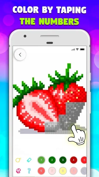 Pixel Art book・Color by number — скриншот 2