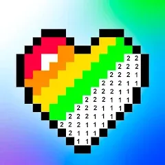 Скачать Pixel Art book・Color by number MOD на Андроид — Все открыто