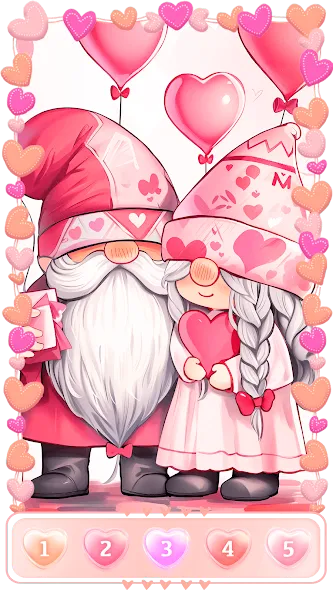 Love, Heart Coloring Book — скриншот 1