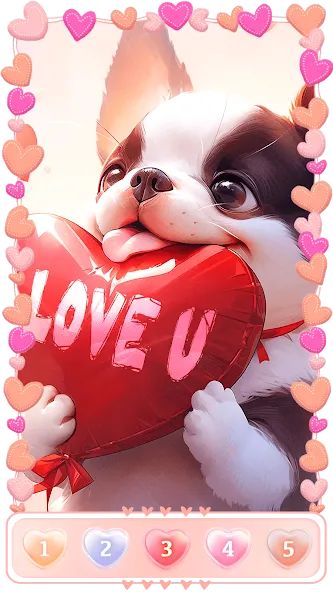 Love, Heart Coloring Book — скриншот 5