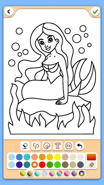 Coloring for girls and women — скриншот 1