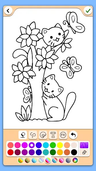 Coloring for girls and women — скриншот 3