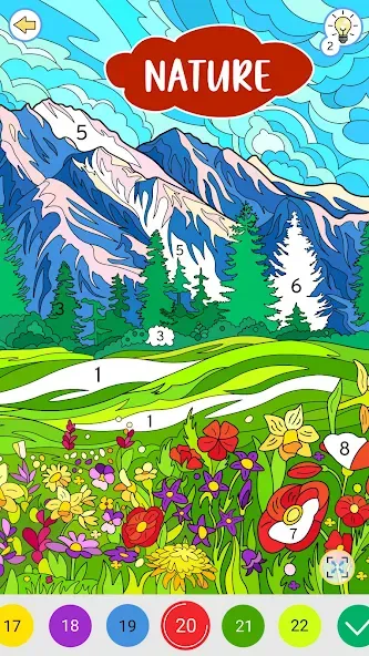 Color by Number: Coloring Book — скриншот 1 Color by Number: Coloring Book — скриншот 1