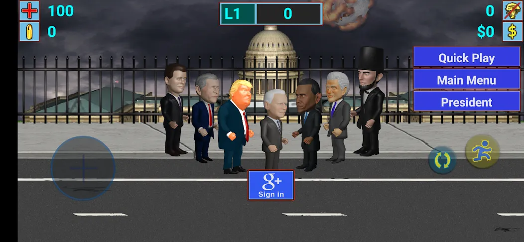 Aliens vs President — скриншот 1 Aliens vs President — скриншот 1