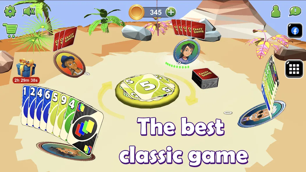 Crazy Eights 3D — скриншот 1
