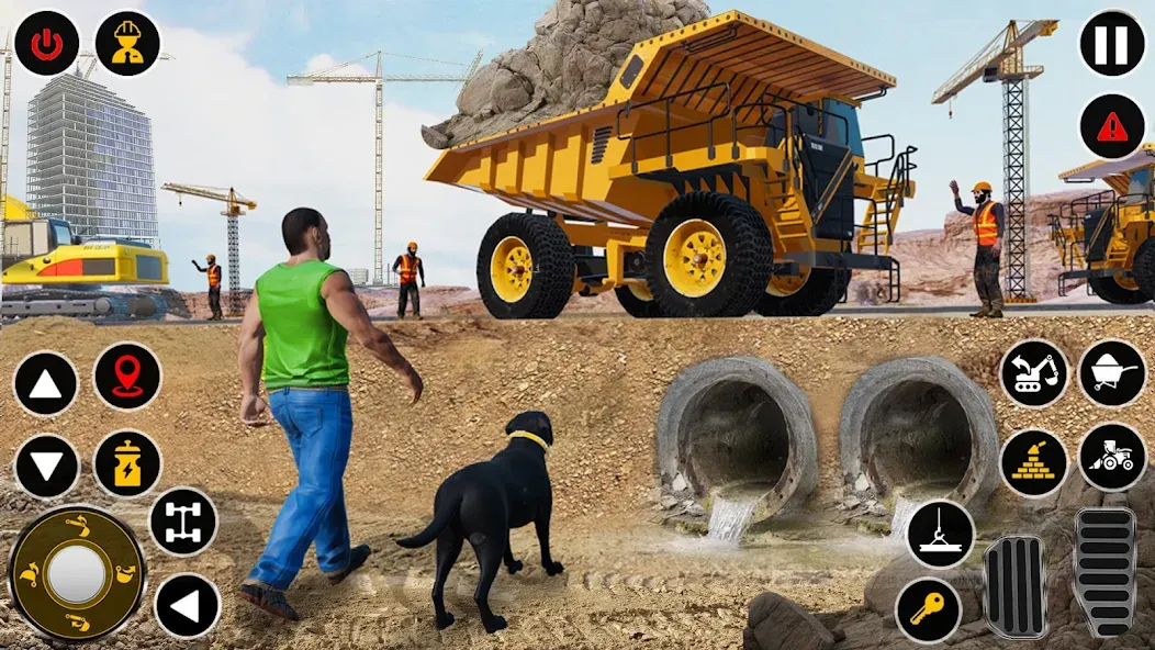 Construction Dump Truck Game — скриншот 3