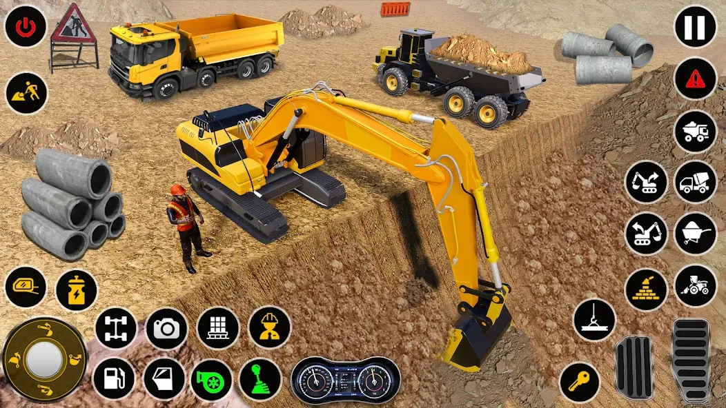 Construction Dump Truck Game — скриншот 5