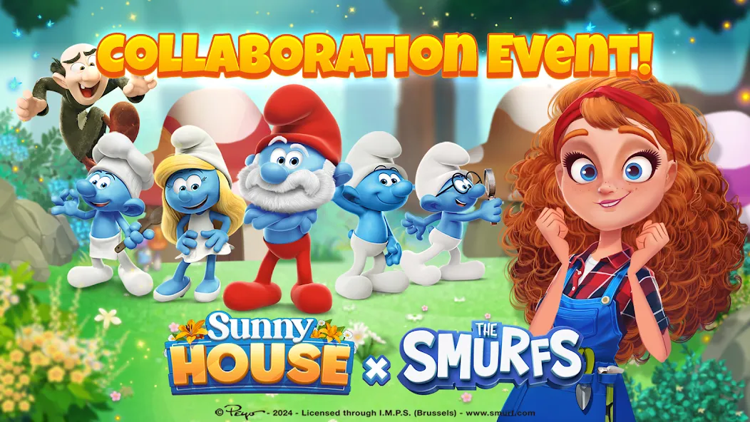 Merge Manor x The Smurf Collab — скриншот 1