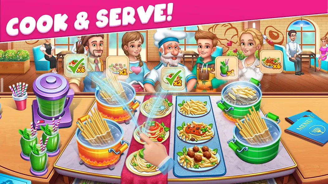 Cooking Taste Restaurant Games — скриншот 3
