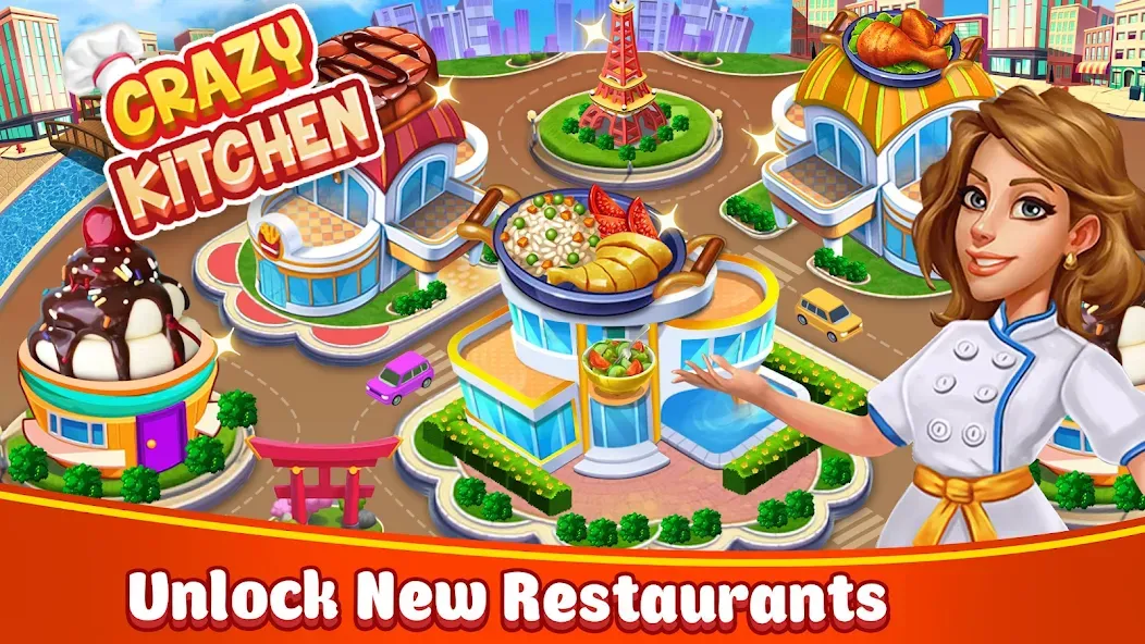 Food Game Crazy Super Chef — скриншот 1 Food Game Crazy Super Chef — скриншот 1