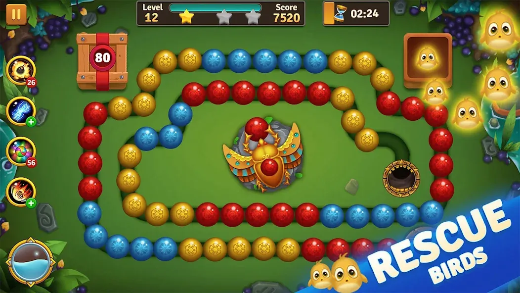 Jungle Marble Blast — скриншот 2