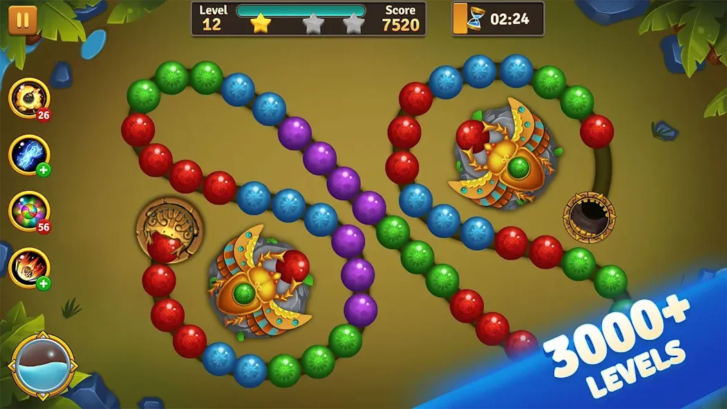 Jungle Marble Blast — скриншот 3