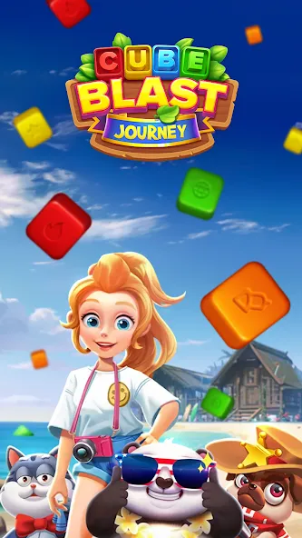 Cube Blast Journey: Toon & Toy — скриншот 1