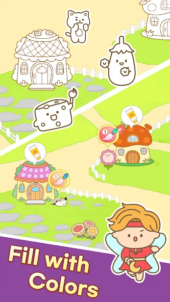 Color Town: My Lovely World — скриншот 5