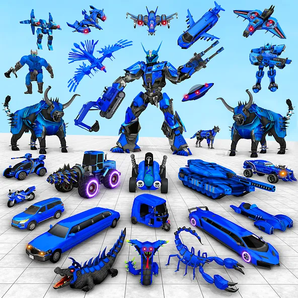 Bull Robot Car Game:Robot Game — скриншот 1
