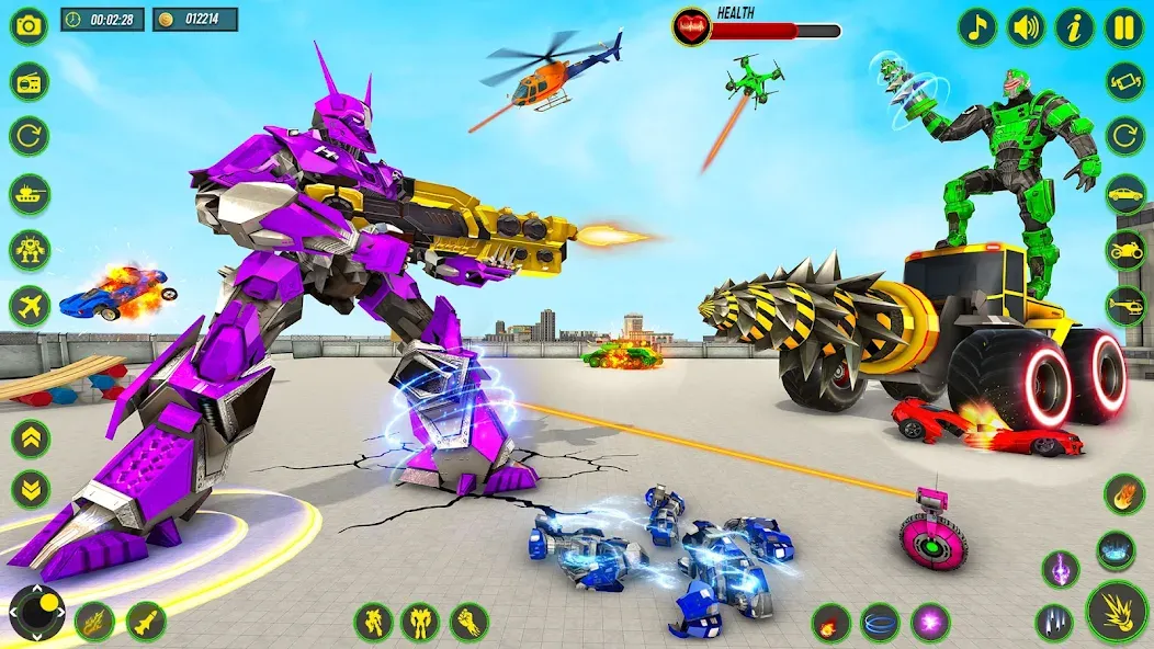 Bull Robot Car Game:Robot Game — скриншот 5