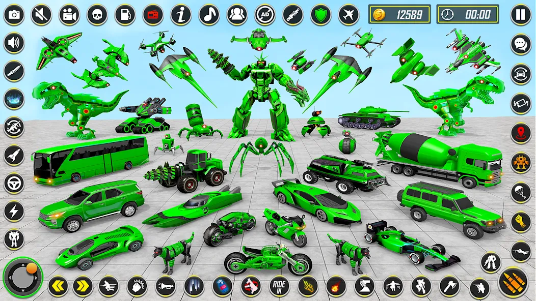 Dino Robot - Car Robot Games — скриншот 1 Dino Robot - Car Robot Games — скриншот 1