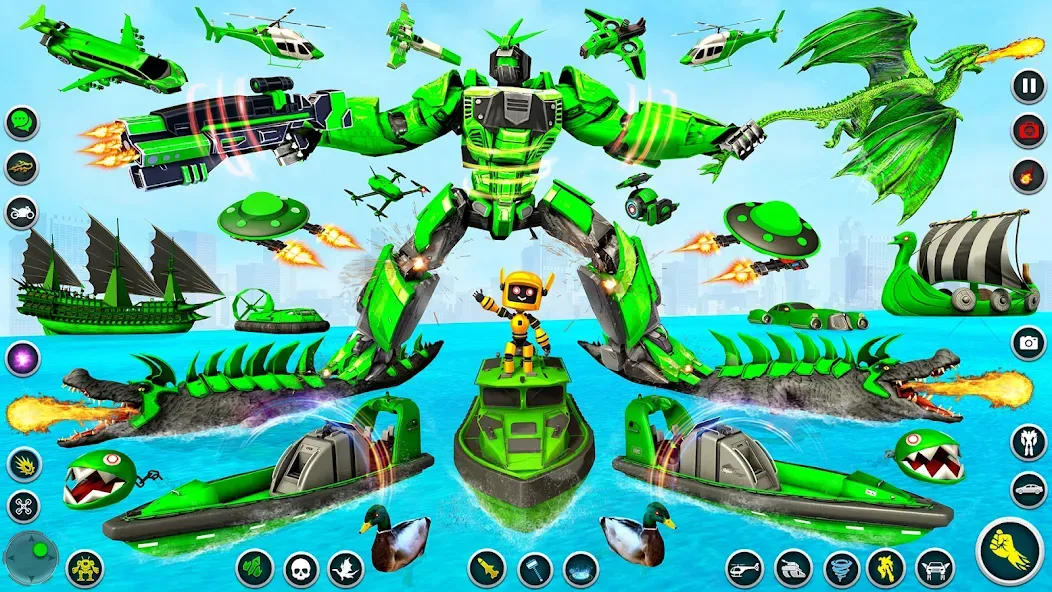 Dino Robot - Car Robot Games — скриншот 2 Dino Robot - Car Robot Games — скриншот 2