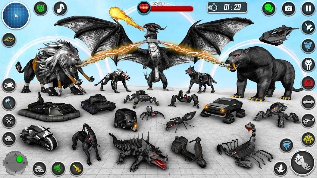 Multi Animal Robot Car Games — скриншот 4 Multi Animal Robot Car Games — скриншот 4