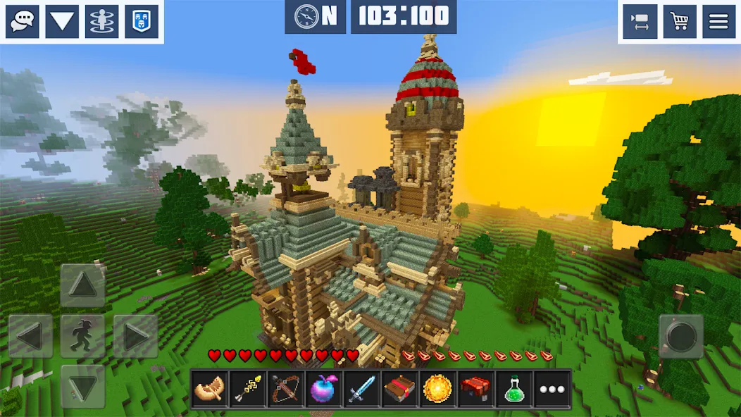 Block Craft World:Planet Craft — скриншот 5