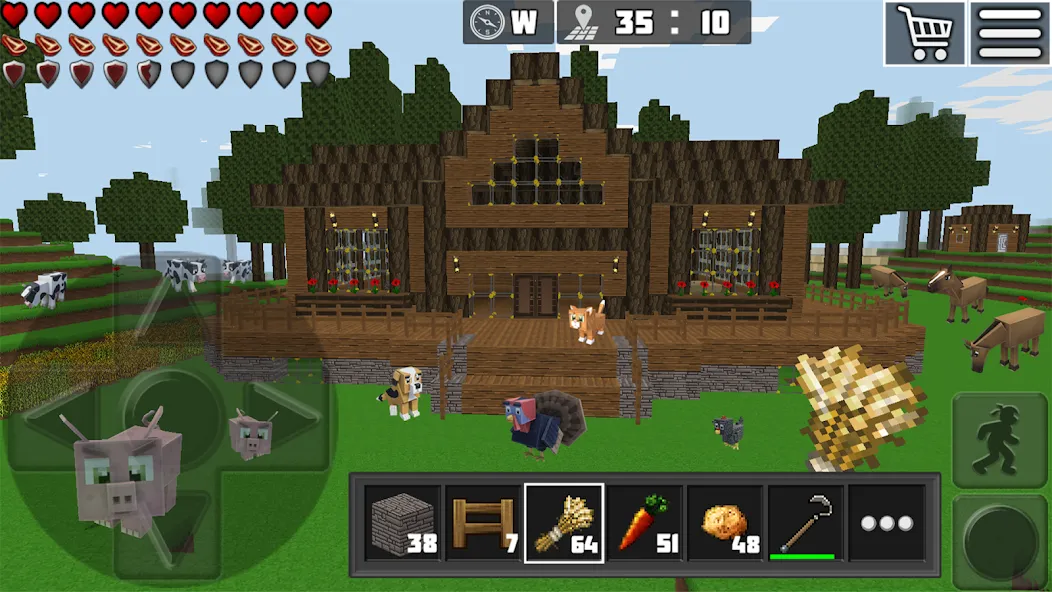 World Craft: Block Craftsman — скриншот 2 World Craft: Block Craftsman — скриншот 2