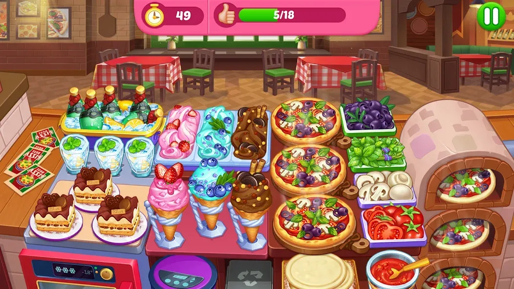 Crazy Cooking Diner: Chef Game — скриншот 2