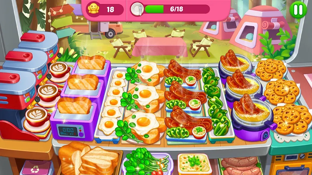 Crazy Cooking Diner: Chef Game — скриншот 3