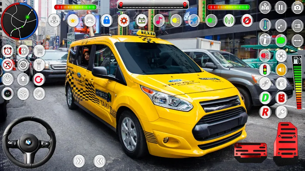 US Taxi Game 2023-Taxi Driver — скриншот 3 US Taxi Game 2023-Taxi Driver — скриншот 3