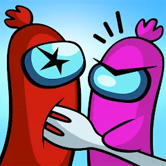 Скачать Sausage Wars.io на телефон — Меню модом