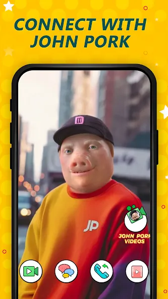 John Pork In Video Call — скриншот 1 John Pork In Video Call — скриншот 1