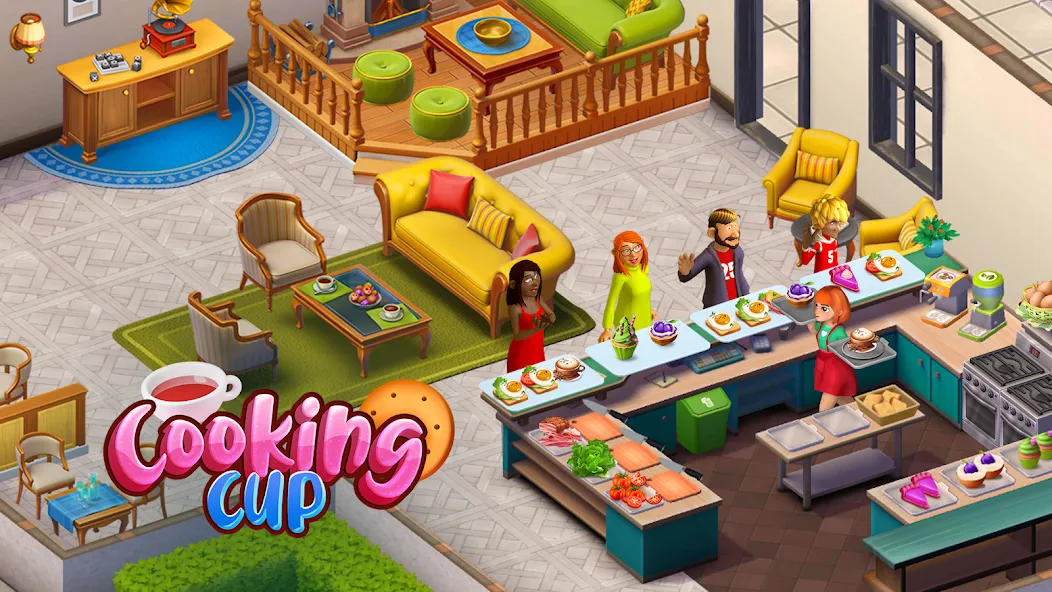 Cooking Cup: Fun Cafe Games — скриншот 1 Cooking Cup: Fun Cafe Games — скриншот 1