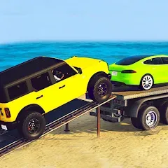 Скачать Trailer Truck Car Transport 3D на телефон — Много денег