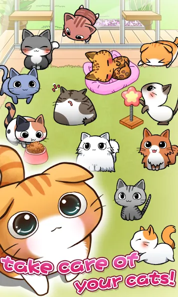 Cat Room - Cute Cat Games — скриншот 2