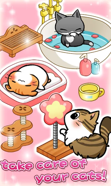 Cat Room - Cute Cat Games — скриншот 3