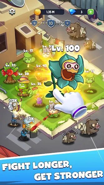 Merge Plants – Monster Defense — скриншот 4