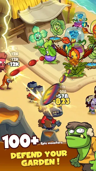 Zombie Defense - Plants War — скриншот 2